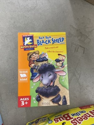 Hasbro Milton Bradley Baa Baa Black Sheep Nursery Rhyme Game 2002 Ages 3+ NIB