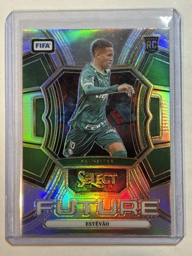 2023-24 Panini Select FIFA ESTEVAO Future Silver Prizm RC Palmeiras Chelsea