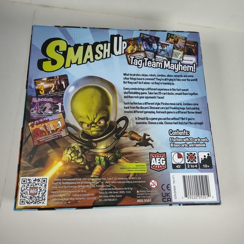 SMASH UP The Shufflebuilding Game of Total Awesomeness  Board Game Paul Peterson - Picture 2 of 10