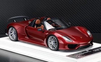 アイドロン　1/18 Porsche 918 Spyder Porsche 918 Spyder (Metallic Red) [Davis & Giovanni] 1:18 scale | eBay
