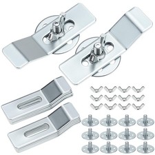 QWORK Undermount Sink Clips Kit, 12 Pack Mounting Brackets with Wing...