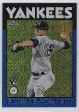 2021 Topps Silver Pack Series 2 1986 Chrome Baseball Blue Clarke Schmidt 4y0