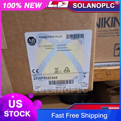 2711P-T12C4A8 Film HMI PanelView AB Plus 6 1250 Touch Color 12.1 US Free Tax
