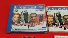 CONFIDENTIAL MISSION DREAMCAST SEGA PAL EUR 🌟