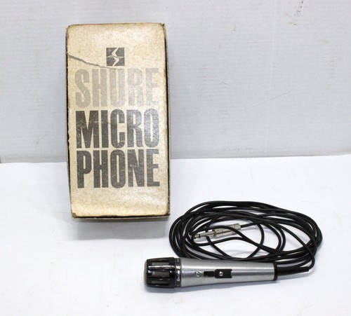 Vintage SHURE 515SA Unidyne B DYNAMIC Microphone in Original Box Shure Brothers