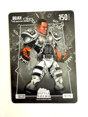 2026 Bo Jackson Battle Arena BOJAX P-9 PSA Magazine Promo SP Steel