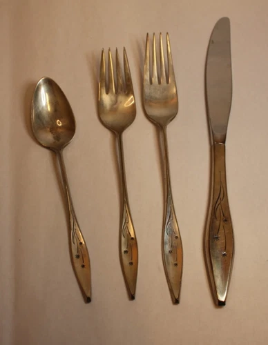 Star by Reed and Barton Sterling Silver Regular Size Place Setting(s) 4pc MCM