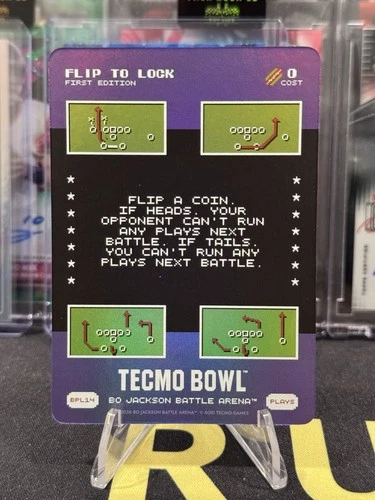 2026 Bo Jackson Battle Arena Tecmo Bowl BPL23 SP Play Card “Let’s Make It Fair”