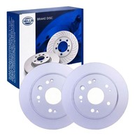 2X Hella Pagid Bremsscheiben Ø282Mm Hinten Passend FüR Honda CR-V Crossroad 5465