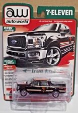 AUTO WORLD 2024  7-11  "  EXCLUSIVE  "  BLACK  2020  FORD F-150 LARIAT Release 2