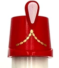Lego New Minifigure Headgear Hat Imperial Guard Shako Feather Marching Band