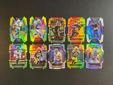 2021 NFL Select lot of 10 Kylin Hill 049/349 Amon Ra St Brown Silver