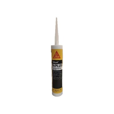 Sika 10oz Sikasil N Plus Aluminum Natural Cure Silicone Assembly Sealant 