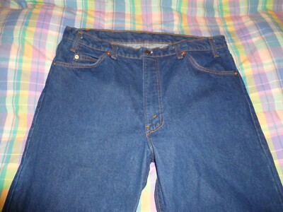 Vintage Levi's 20505 0217 Orange Tab Blue Denim Jeans, Size Vintage Levi's 20505 0217 Orange Tab Blue Denim Jeans, Size
