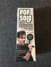 tzumi pop solo glow led karaoke microphone & speaker