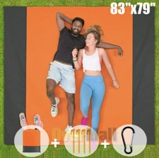 Beach Blanket Sand Proof Extra Large Beach Mat Outdoor Picnic Blanket 83" x 79"