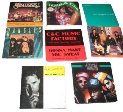 Mini CD-CD3-Santana-new kids on the block-Kaoma-bangles -don jonson