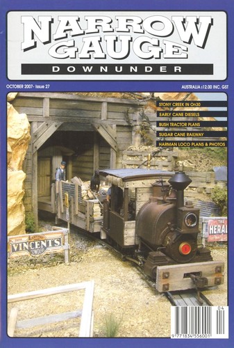 Narrow Gauge Downunder Magazine October 2007 New Zealand Class D 2-4-0T