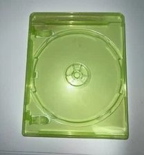 2 NEW Grn-Ray Disc Case, NO ARTWORK SLEEVE , No Logo, Transparent Green, GRN-RAY