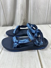 Teva Hurricane XLT 2 Big Kids Size 7 Hiking Strappy Sandals Shoes Blue Tribal