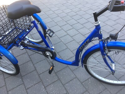 Neu aber ohne Verpackung.fahrrad 3 BBF, metallic blau, 3 Gang Kettenschaltung