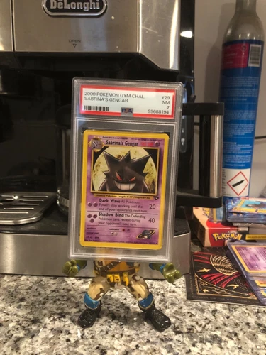 SABRINA'S GENGAR #29 - 2000 GYM CHALLENGE SET, RARE PSA 7, POKEMON TCG