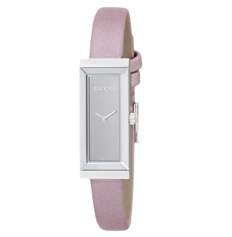 Orologio Gucci donna YA127502 montatura G in pelle rosa
