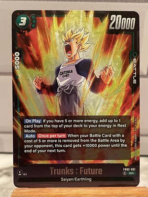 Trunks : Future - FB02-091 - Blazing Aura (FB02) | eBay