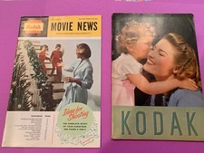 Ephemera Lot 2 EASTMAN KODAK CAMERA/ MOVIE booklets/ catalog