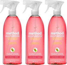 Method All-Purpose Natural Surface Cleaner Pink Grapefruit 28 Fl Oz Pack of 3