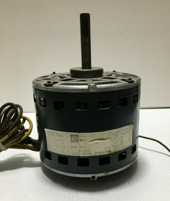 GE Motors 5KCP39HGA175S Blower Motor 1/3 HP 1075 RPM 1PH 115V 60Hz used