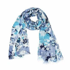 MYRA BAGS DOTS ABSTRACT BLUE SCARF BRAND NEW WITH TAGS SO CUTE!!!
