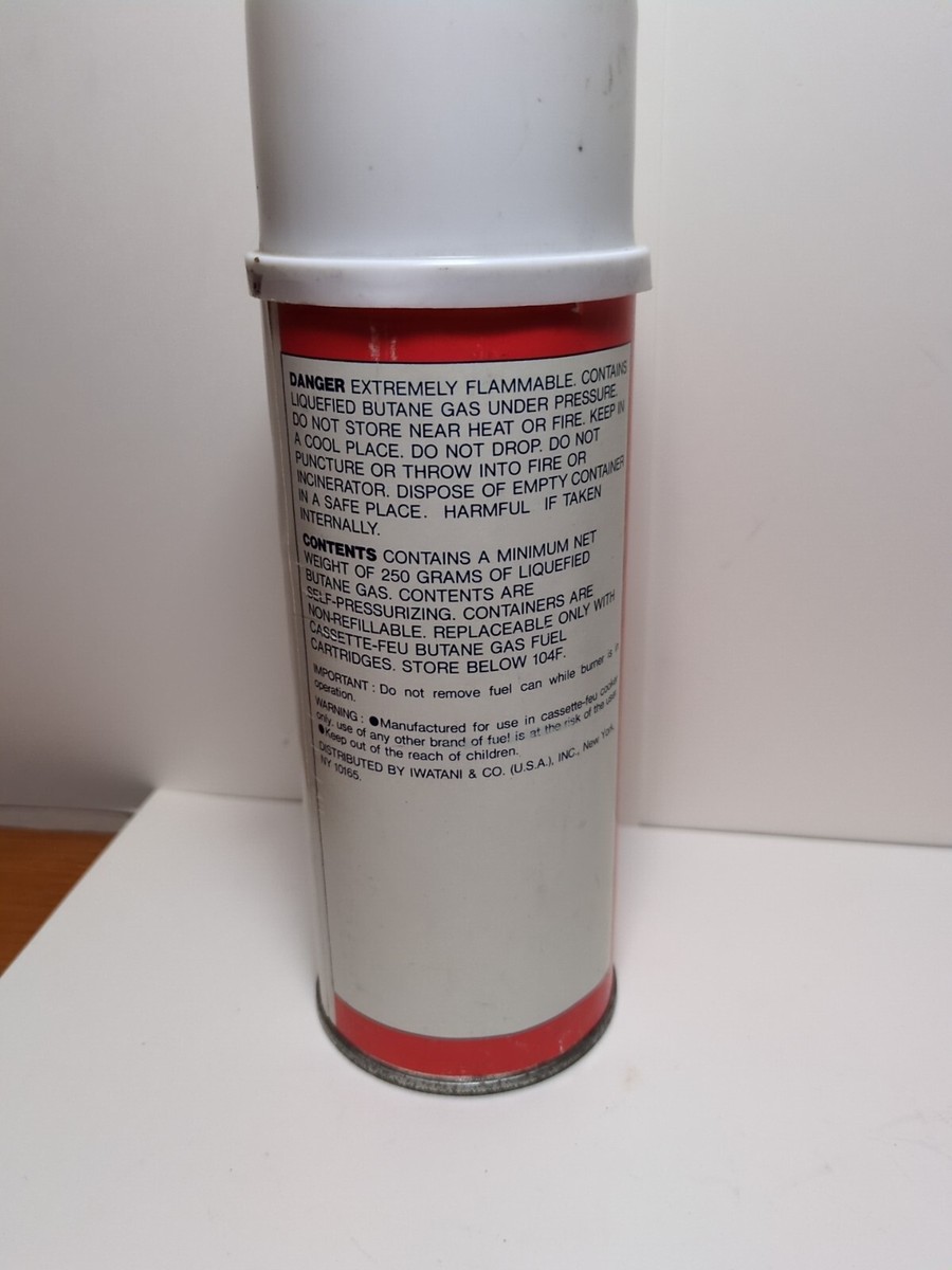 8 oz BU-5 can full IWATANI Cassette Feu Fuel Butane ,Gas Burner