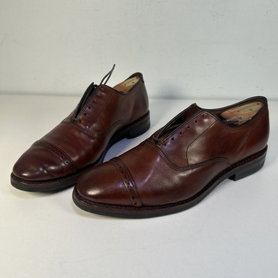 Allen Edmonds Port Washington Fifth Avenue Shoes Men Size 9 EEE Cordovan Cap Toe