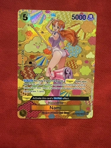 Nami 2025 One Piece: Emperors New World OP08-106 Special Alt Art SP Foil NM