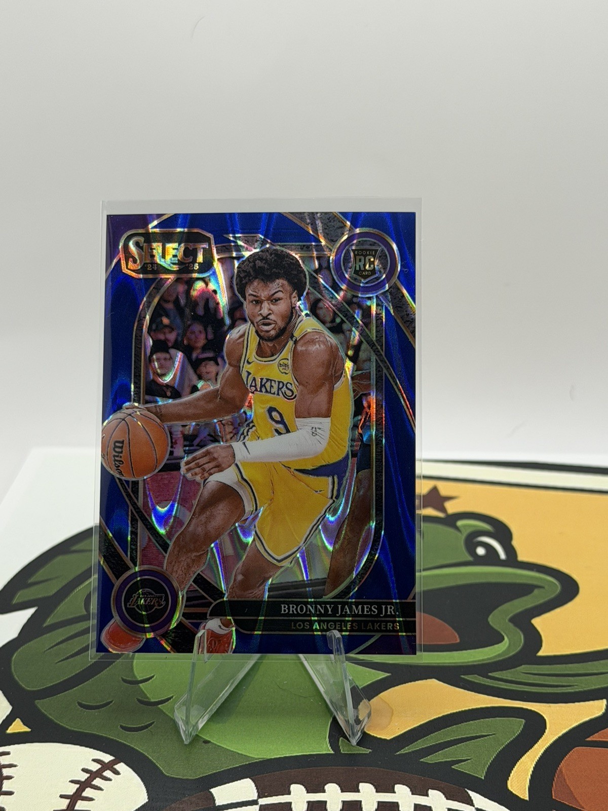 2024-25 Select Courtside #290 Bronny James Jr Blue Tectonic /99 RC ROOKIE