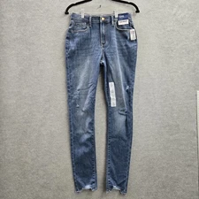 Old Navy Women Jeans 18 Blue Denim Rockstar Jeggings High-Rise Jegging NWT