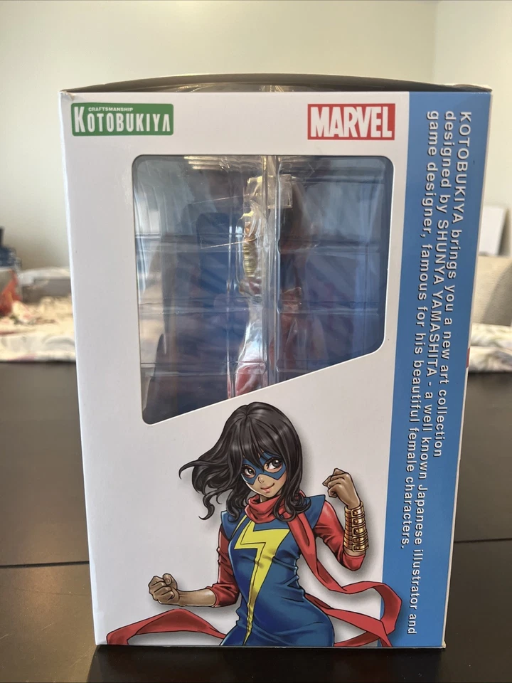 Marvel Comics Bishoujo Estatua Ms. Marvel Kamala Khan Escala 1:7 Kotobukiya Foto 2 de 4