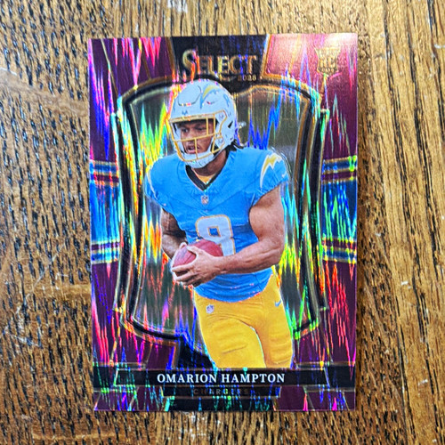 Panini 2025 Select Premier Level Rookie #102 Omarion Hampton Chargers /699
