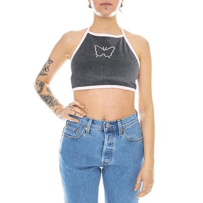 VANS x Sandy Liang Butterfly Tank - Grau / Weiß - Damen Top - XS
