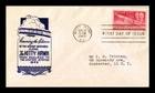 DR JIM STAMPS US COVER WRIGHT BROTHERS AIR MAIL FDC SCOTT C45 IOOR CACHET