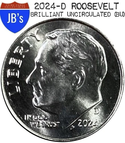 2024-D Roosevelt Dime 10c - BRILLIANT UNCIRCULATED (BU)