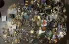 6 Lbs Vintage Hand Picked Costume Jewelry Lot, Rings, Pendants Necklaces