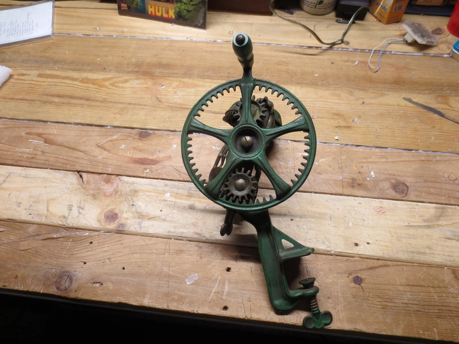 Vintage Cast Iron Reading Hardware Co Apple Peeler No. 78