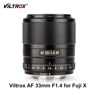 Viltrox AF 33mm F1.4 33/1.4 XF 33F1.4 Large Aperture Portrait Prime Lens STM for