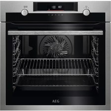 OVEN AEG BPK556260M SENSECOOK PYROLYTIC MULTI-FUNCTION SINGLE OVEN - SILVER