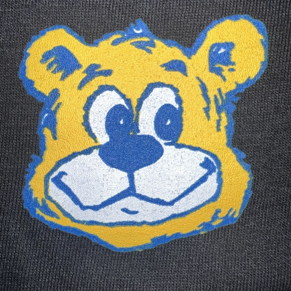 UCLA Bruins Script Logo Tennis Team Issued Athletic Shirt Medium Black NCAA New - Image 3 of 4