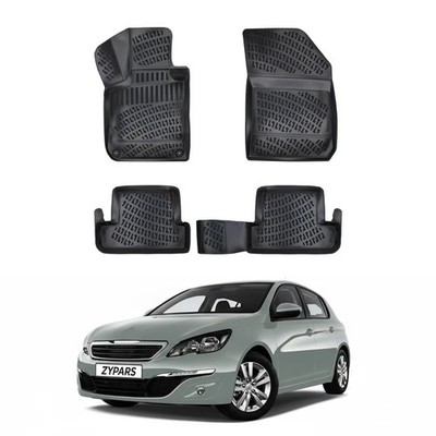 Floor Mats Liner for Peugeot 308 2013-2021 TPE All Weather
