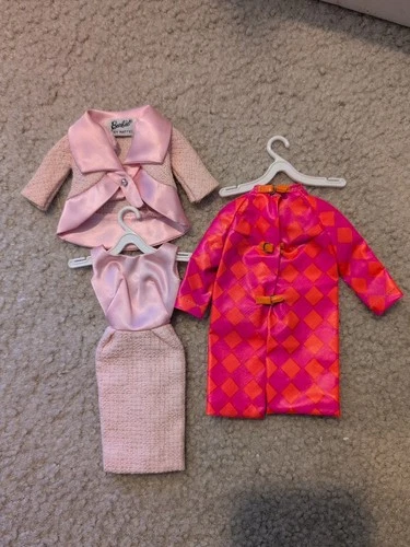 Mattel Barbie Vintage 60s Doll Clothes Accessories