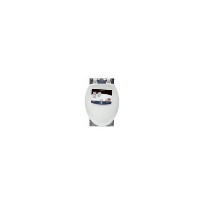 Mayfair By Bemis 141EC 000 Elongated Molded Wood Toilet Seat, Easy-Clean &